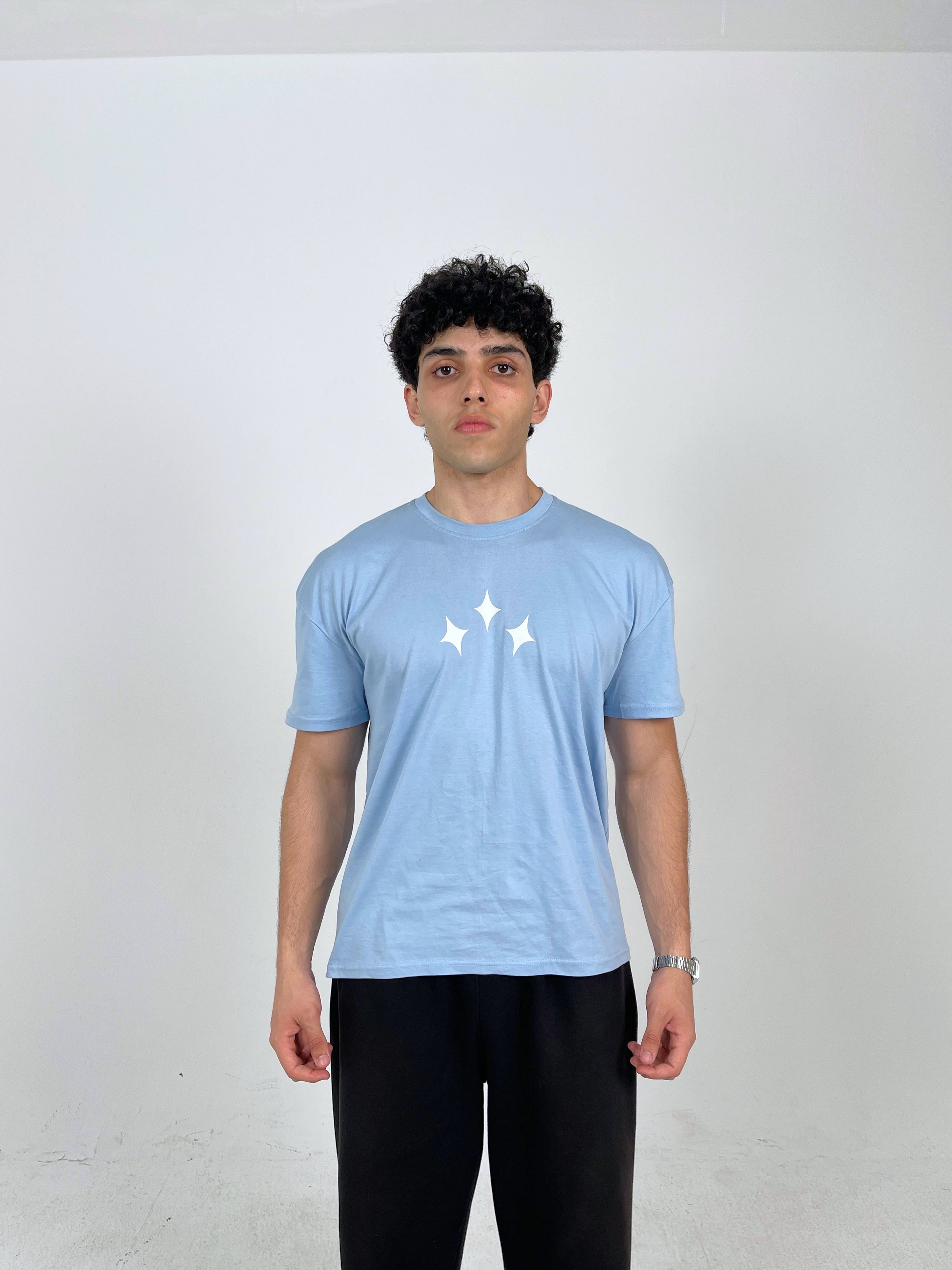 SKY BOXY FIT TEE