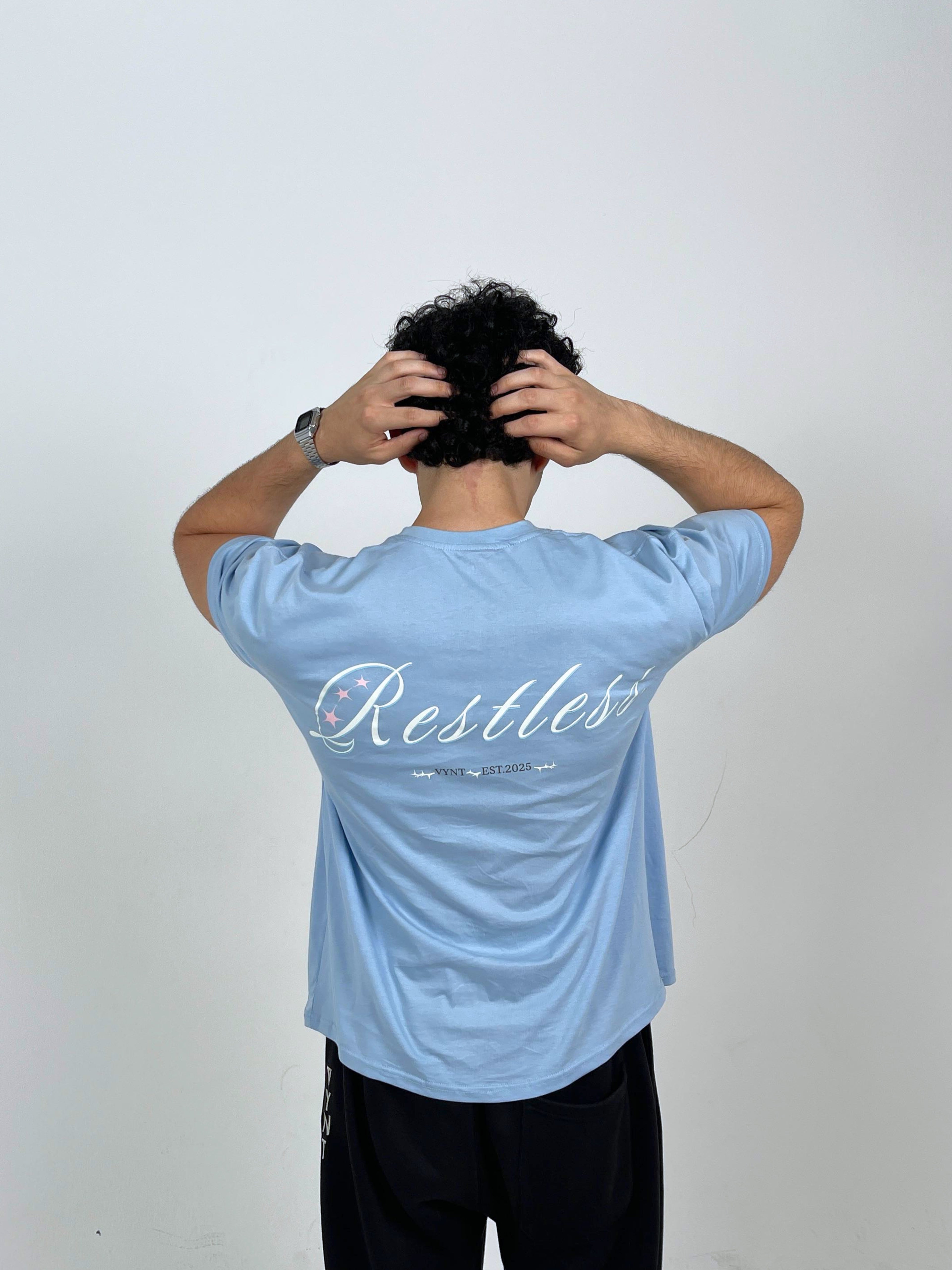 SKY BOXY FIT TEE