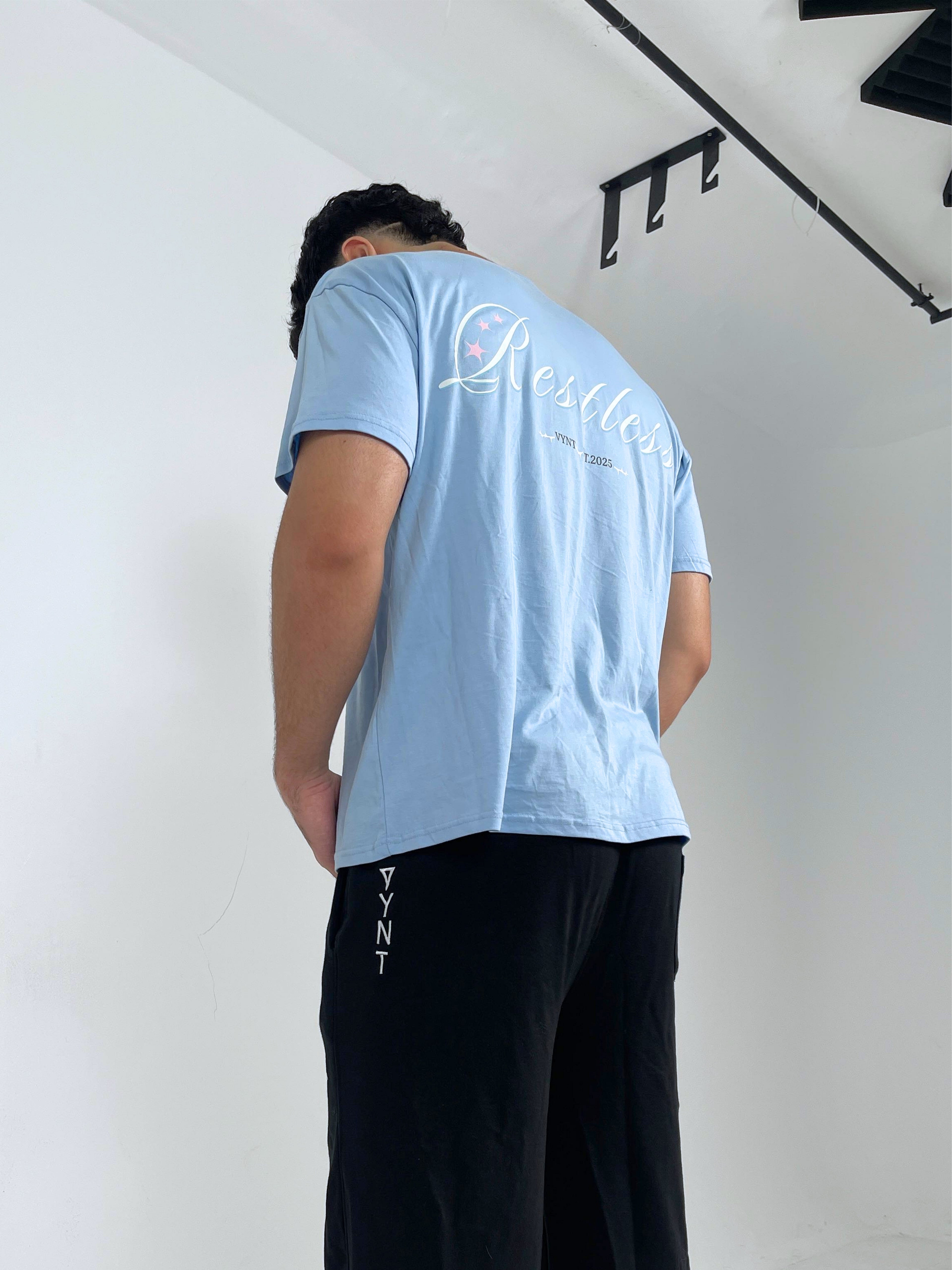 SKY BOXY FIT TEE