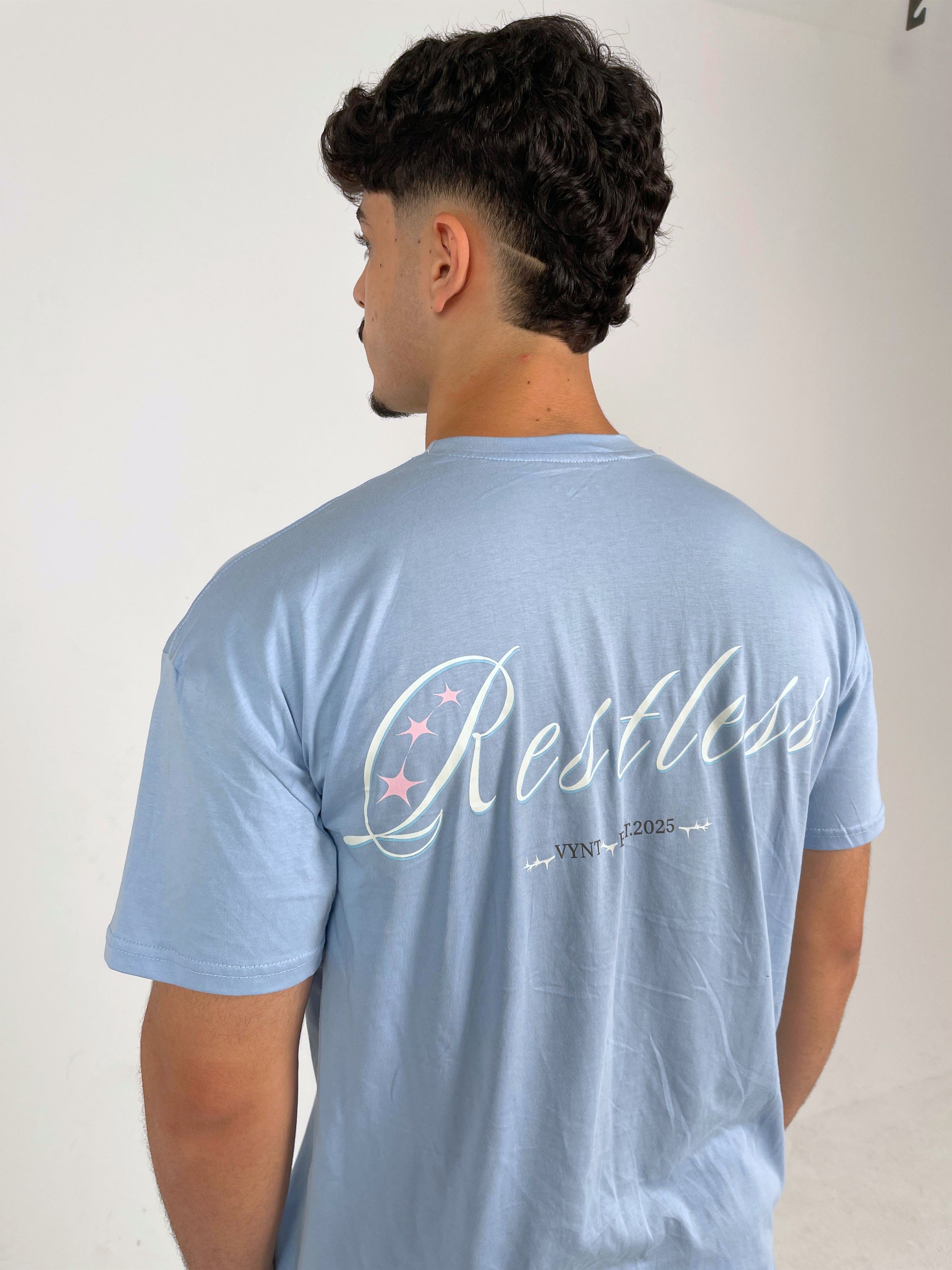 SKY BOXY FIT TEE