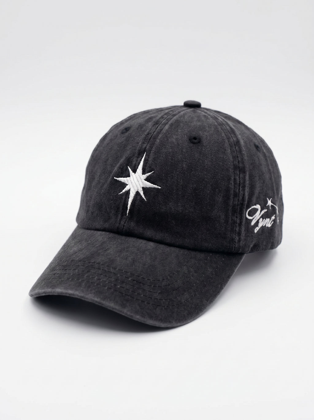 BLACK STAR CAP (Washed)