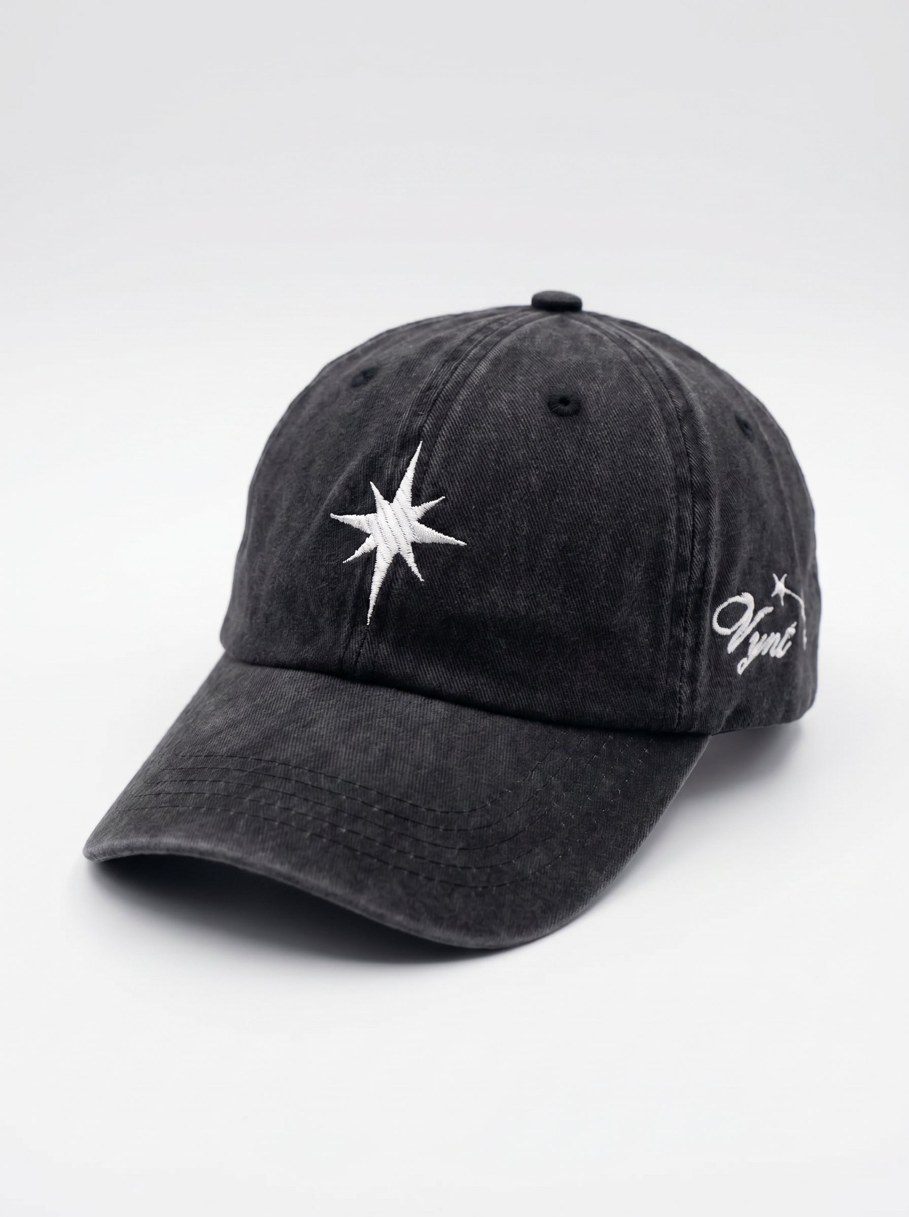 BLACK STAR CAP (Washed)