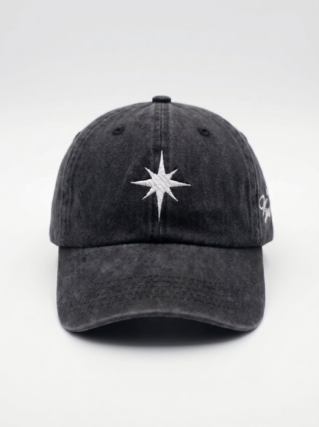 BLACK STAR CAP (Washed)