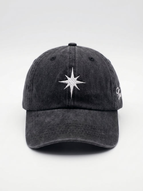 BLACK STAR CAP (Washed)