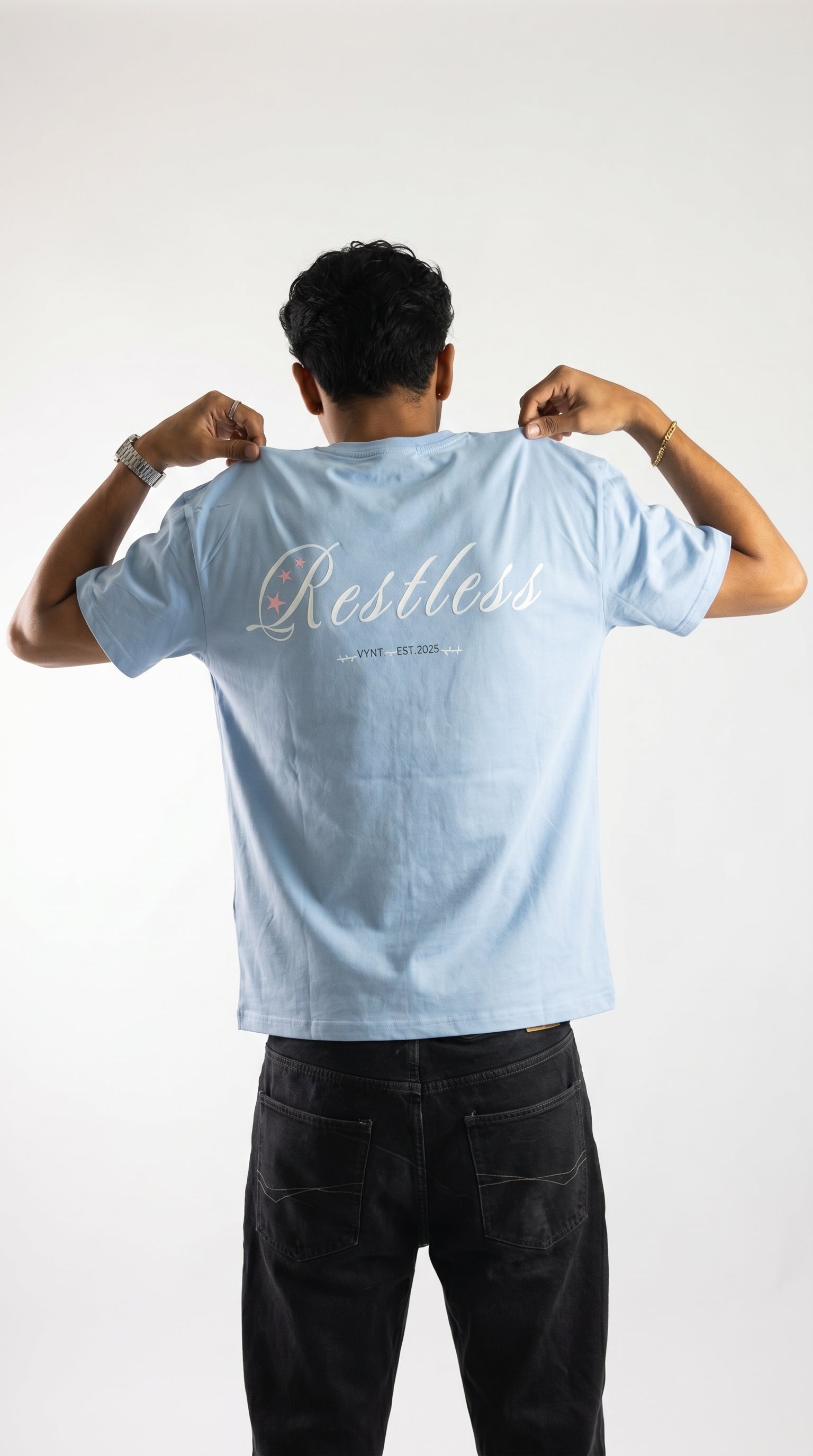 SKY BOXY FIT TEE
